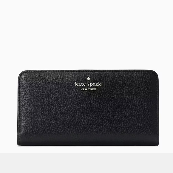 Kate Spade Dumpling Large Slim Bifold Wallet
COLOR: Black - Picture 2 of 16